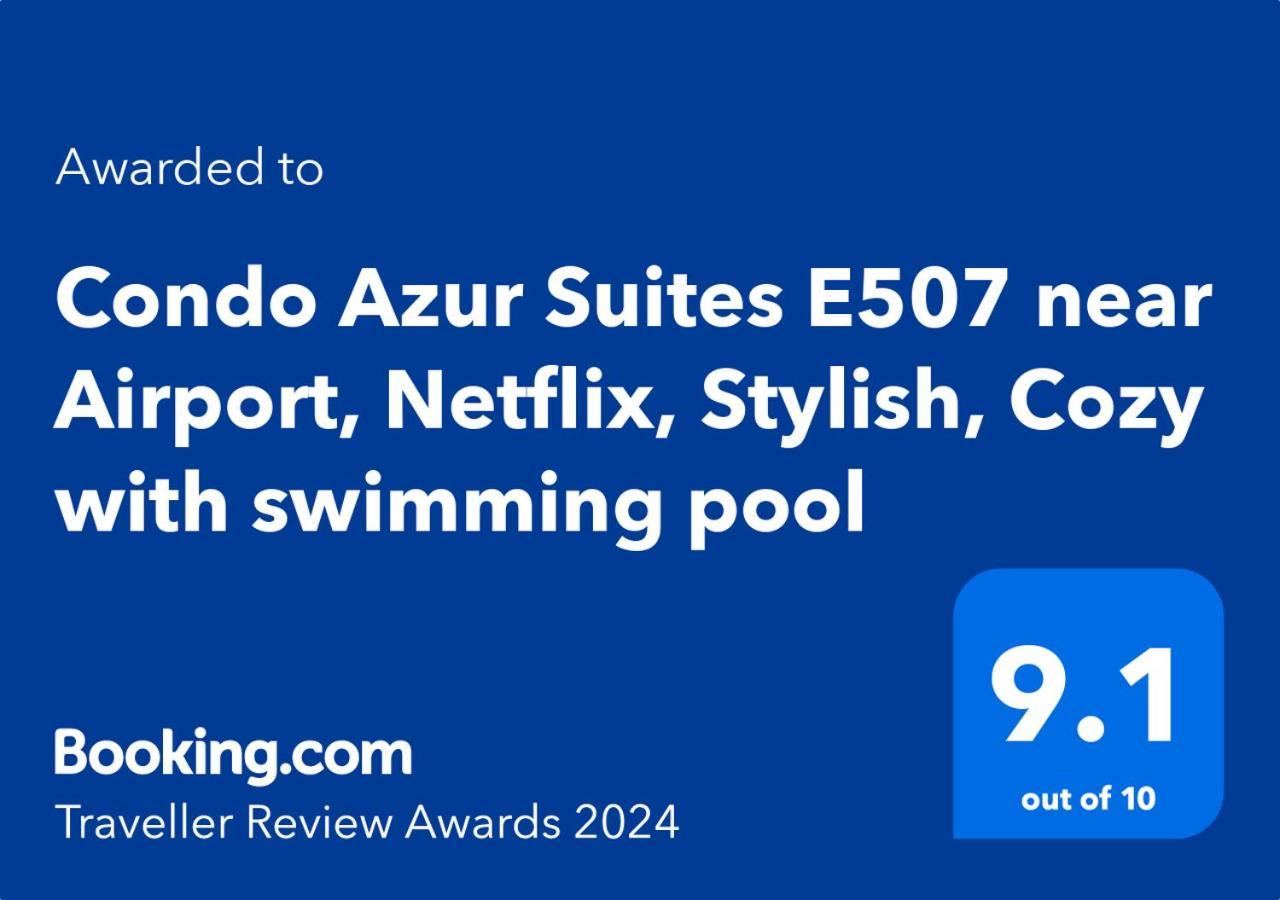 Condo Azur Suites E507 Near Airport, Netflix, Stylish, Cozy With Swimming Pool Мактан Екстер'єр фото