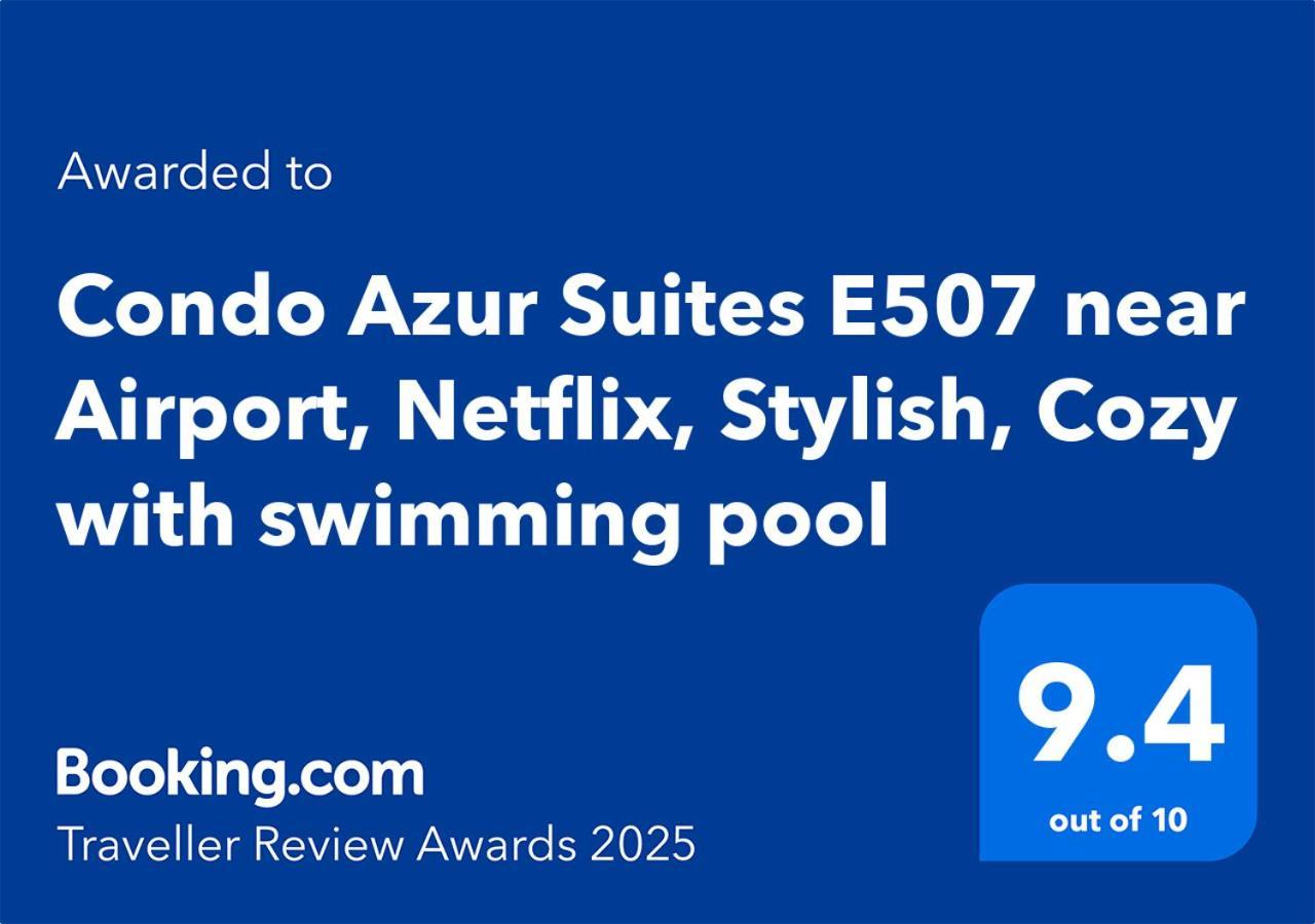 Condo Azur Suites E507 Near Airport, Netflix, Stylish, Cozy With Swimming Pool Мактан Екстер'єр фото